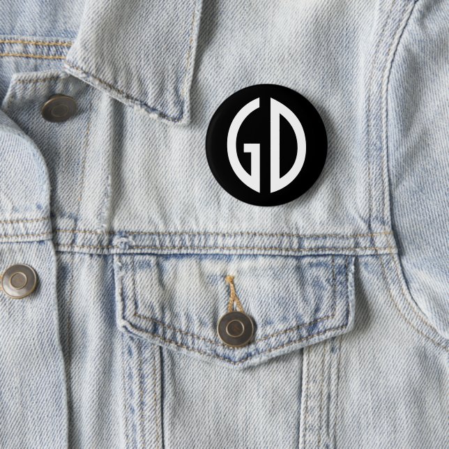 Your Simply Monogram Ideas 1 Button (In Situ)