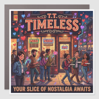 Your Slice of Nostalgia Car Magnet