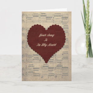 Your Song Valentine's Day Card