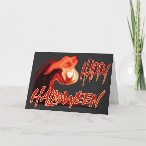 Your Soul Ghost Impression Halloween Card