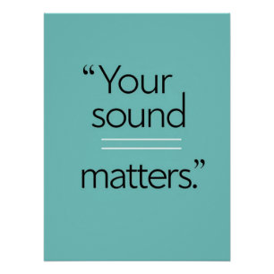 Your Sound Matters option 2 Poster
