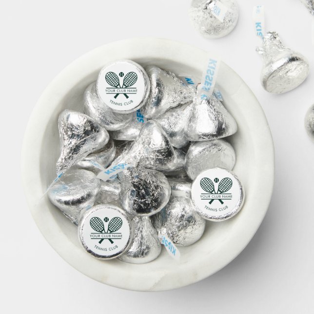Your Sport Club Name Tennis Team Custom Hershey®'s Kisses® (Assorted)
