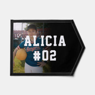 Your Sports Photo Personalized Pennant Flag