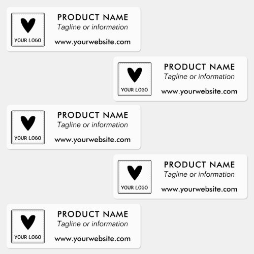 Your Square Logo Simple Minimalist Product Kids' Labels