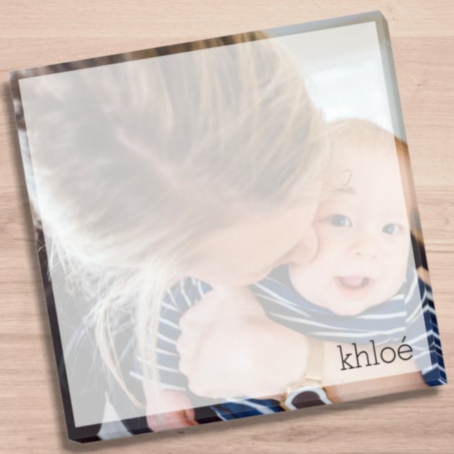 Your Square Photo Design with Custom Name Post-it Notes (Creator Uploaded)