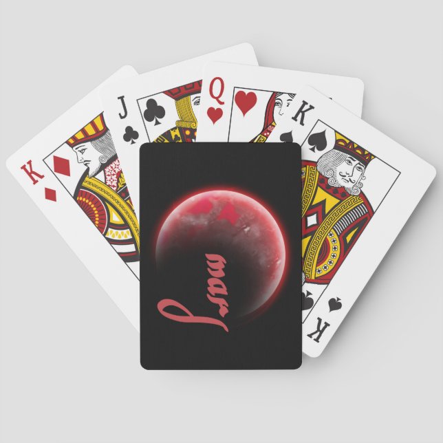 Your step started from another planet poker cards (Back)
