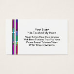 Your Story Has Touched My Heart - Sympathy Card