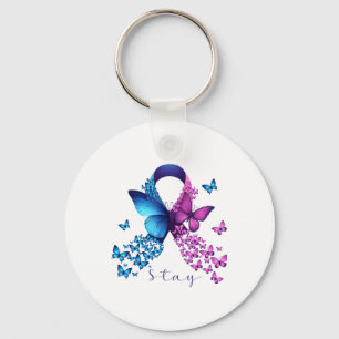 Your Story Is Not Over Stay Suicide Prevention Awa Keychain