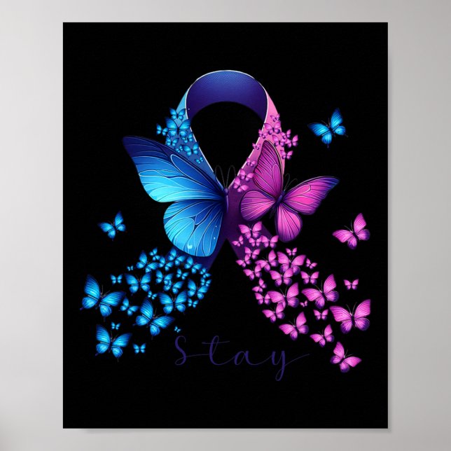 Your Story Is Not Over Stay Suicide Prevention Awa Poster (Front)