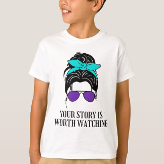 Your Story Is Worth Watching Suicide Prevention Aw T-Shirt