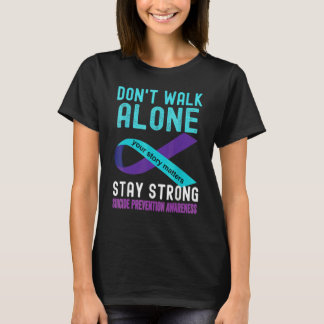 Your Story Matters Suicide Prevention Teal Purple T-Shirt