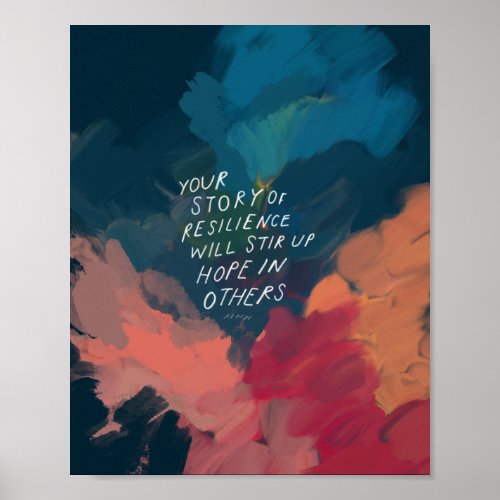 Your story of resilience Poster
