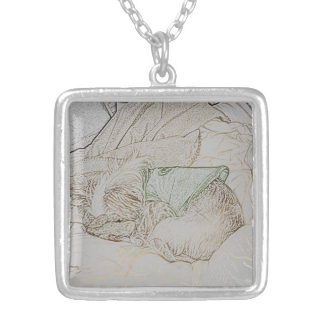 Your sweet dog in a necklace (Front)