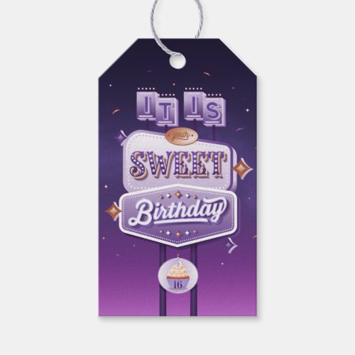 Your Sweet Sixteen  Gift Tag