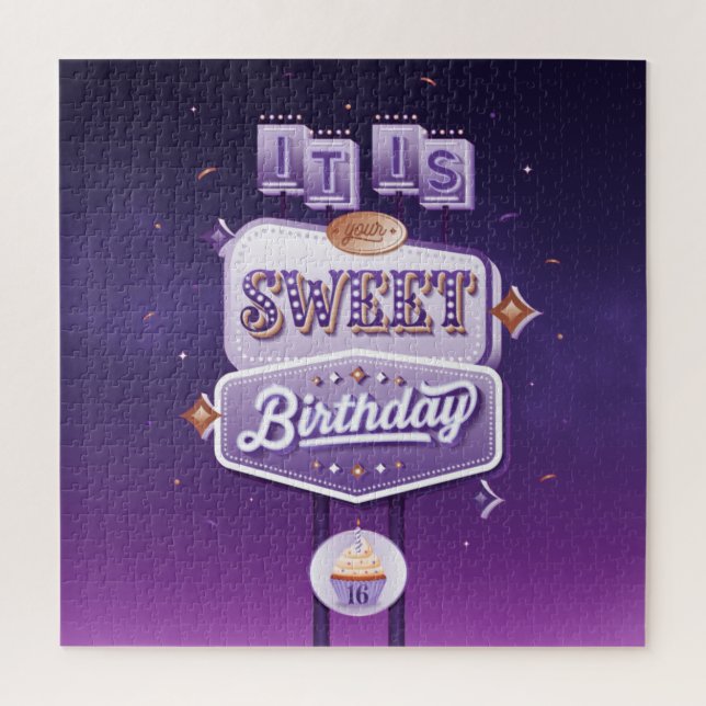 Your Sweet Sixteen Puzzle (20x20) (Vertical)