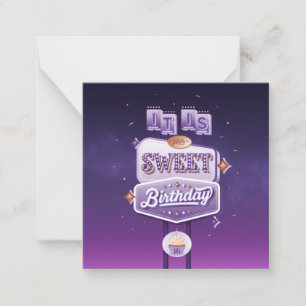 Your Sweet Sixteen Stationery Note Card