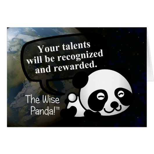 Your talent will be recognized and rewarded cards (Front Horizontal)