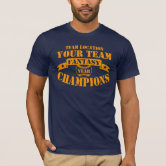 Add Your Team Name Fantasy Baseball Champions T-Shirt - Unisex