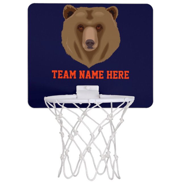 Your Team Name Mini Basketball Hoop (Front)