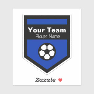 Your Team Name Soccer Sticker