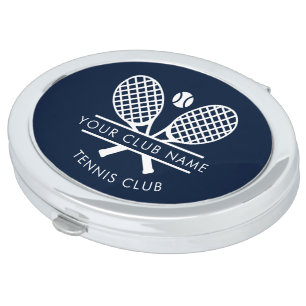 Your Tennis Club Name Green Team Custom Compact Mirror