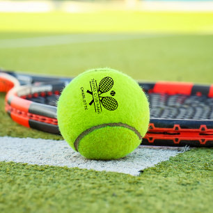Your Tennis Club Name Team Coach Personalized Balls