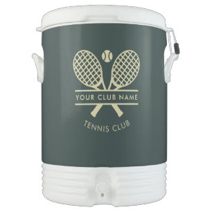 Your Tennis Club Name Team Custom Beverage Cooler