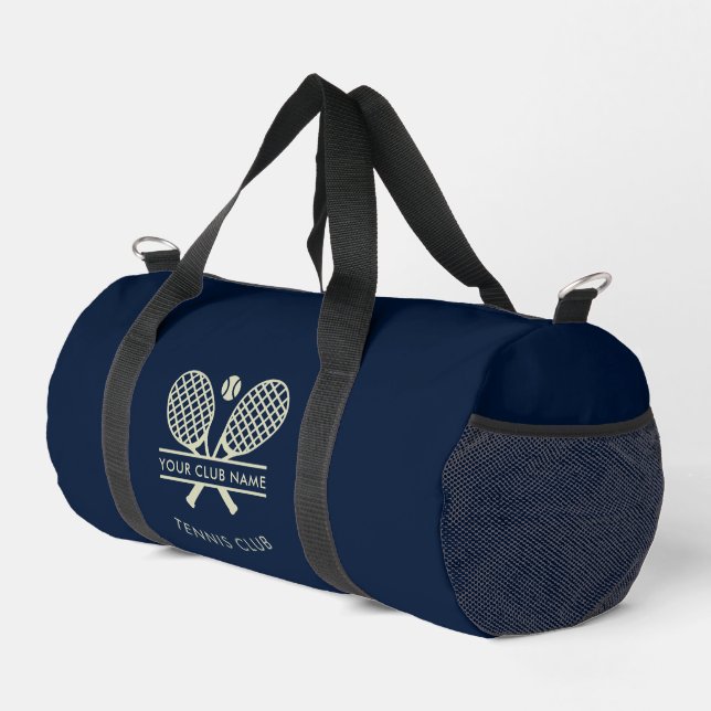 Your Tennis Club Name Team Players Custom Duffle Bag (Right Corner)