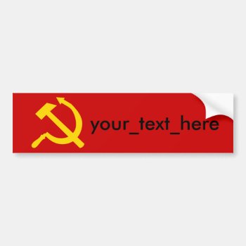 Your_text Bumper Sticker by 3dbacks at Zazzle