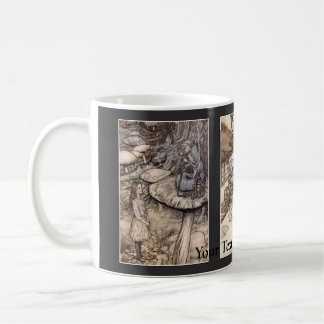 Your Text/Color Alice in Wonderland Rackham Art Coffee Mug