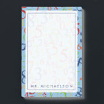 Your Text | Colorful Math Post-it Notes<br><div class="desc">Artwork Designed by:
https://www.etsy.com/shop/JennyLDesignsShop</div>