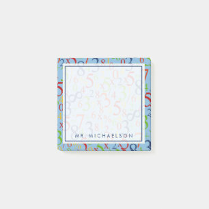 Your Text   Colorful Math Post-it Notes