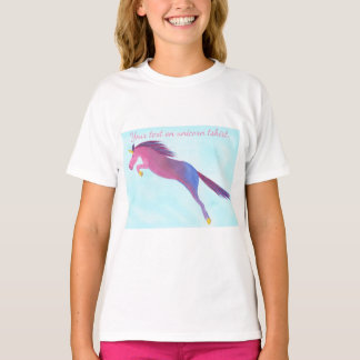 Your Text Colorful Unicorn Pink Purple Blue Tshirt