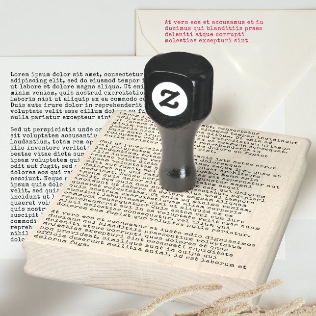 Your Text Custom Giant Rubber Stamp Typewriter (giant text block typewriter grunge rubber stamp)