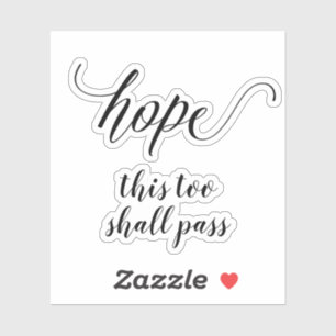Your text Custom Script Calligraphy Sticker