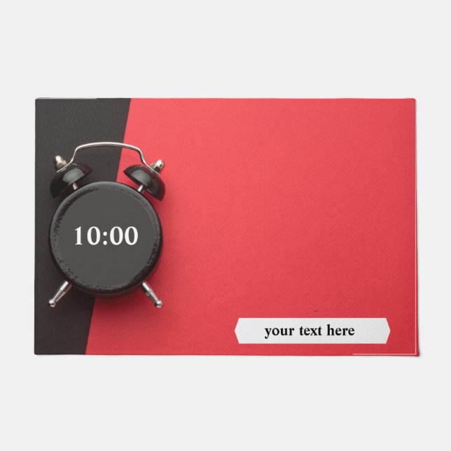 your text here Door Mat (Front)