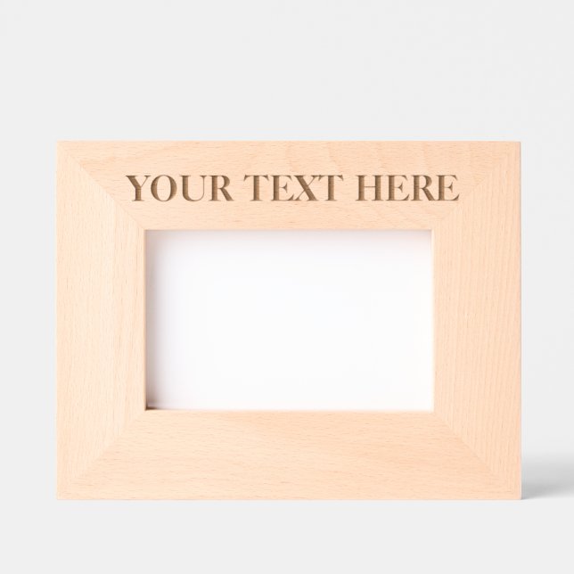 YOUR TEXT HERE  ENGRAVED FRAMES (Front)
