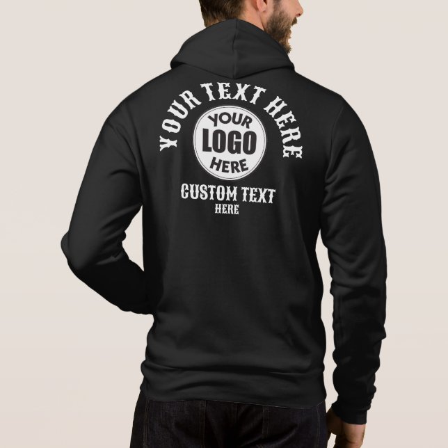YOUR TEXT HERE HOODIE (Back)