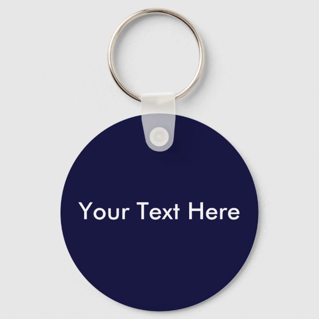 Your Text Here Keychain (Front)