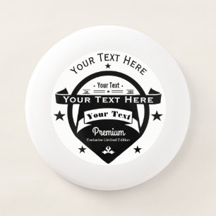 Your Text Here Logo Template with Stars Wham-O Frisbee