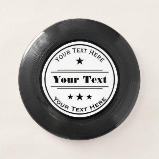 Your Text Here Logo Template with Stars Wham-O Frisbee