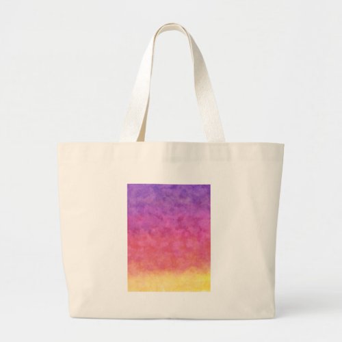 Your Text here RAINBOW SUNSET BACKGROUND Large Tote Bag