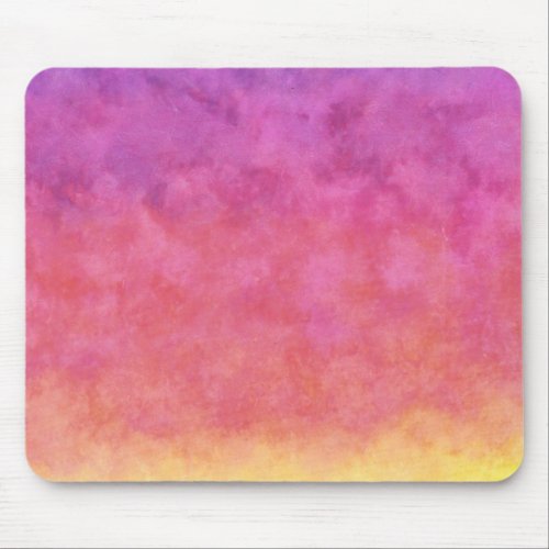 Your Text here RAINBOW SUNSET BACKGROUND Mouse Pad
