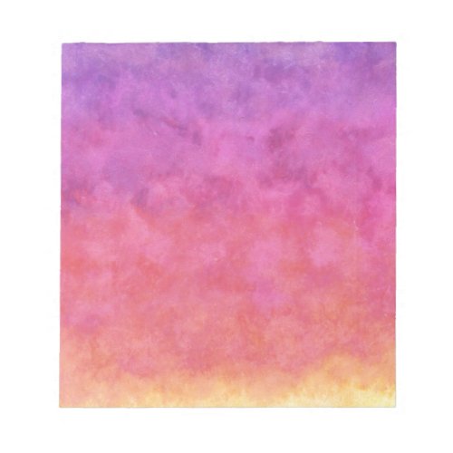Your Text here RAINBOW SUNSET BACKGROUND Notepad