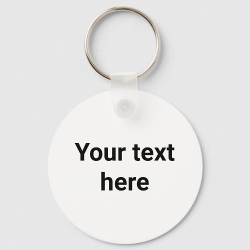 your text here script simple minimal gift tag keychain
