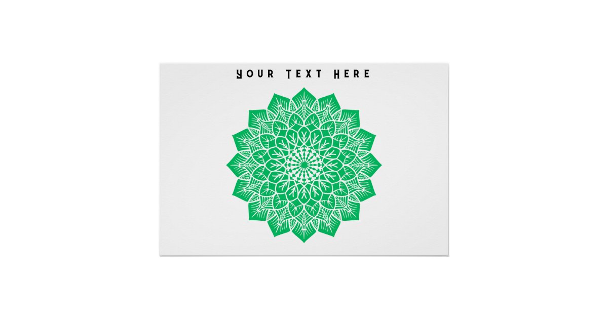 Your Text Here Text Image custom Glossy Poster | Zazzle
