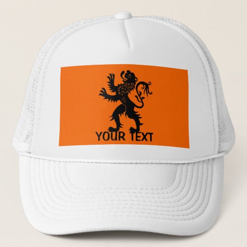 Your Text _ Holland Lion Trucker Hat