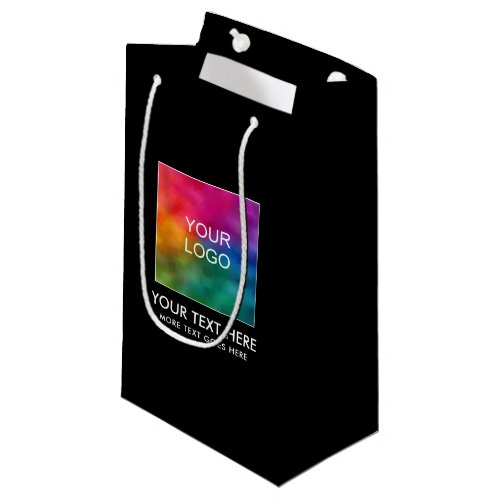 Your Text Logo Here Custom Template Promotional Small Gift Bag