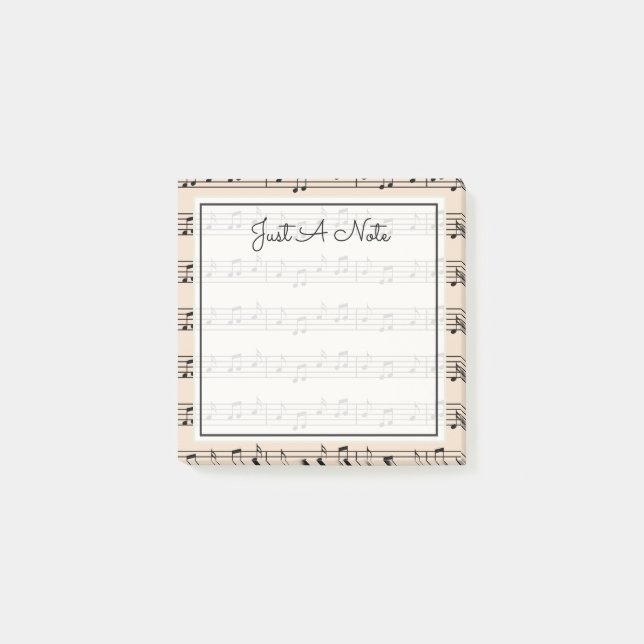 Your Text | Musical Notes (Front)