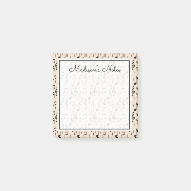 Your Text | Musical Notes (Front)